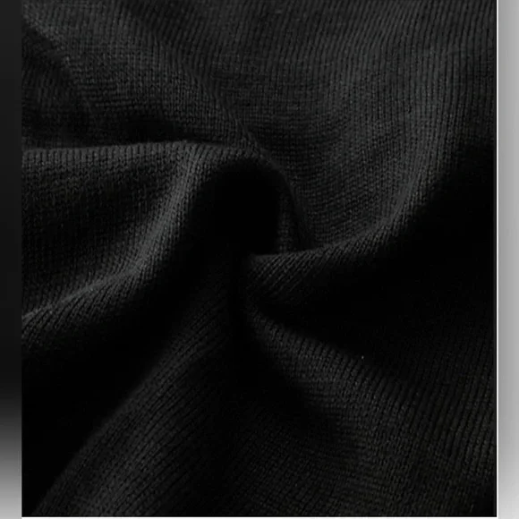 NWT Limitsix Quilted Pullover Hoodie Sweater black in size Large - Picture 6 of 7